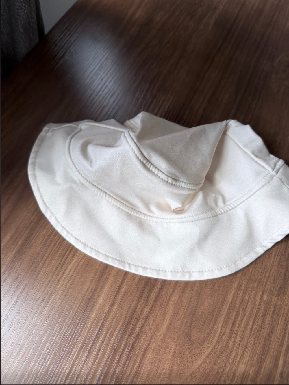 3T - Pl Kids - Cream Wide-Brim Sun Hat